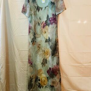 Jessica Howard Multicolor Floral Maxi Dress